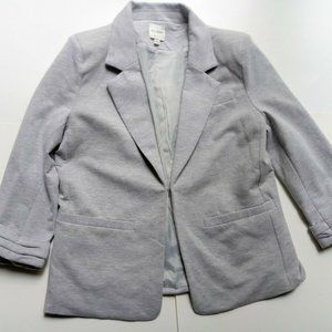 Ellison Women's Light Gray Cotton Jacket Blazer
